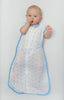 Sister Brand - Amazing Baby - Muslin Non-Weighted zzZipMe Sack - On The Dot, Blue