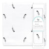 Sister Brand - Amazing Baby - Muslin Swaddle Blanket - Little Feather