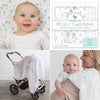 Sister Brand - Amazing Baby - Muslin Swaddle Blankets - Little Village & Trees (Set of 4)