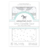 Sister Brand - Amazing Baby - Omni Swaddle Sack with Wrap -  Arms Up Sleeves & Mitten Cuffs, Sterling Confetti