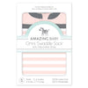 Sister Brand - Amazing Baby - Omni Swaddle Sack with Wrap -  Arms Up Sleeves & Mitten Cuffs, Pink Stripes