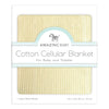 Sister Brand - Amazing Baby - Cotton Cellular Blanket, Soft Yellow