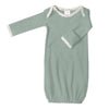 Cotton Knit Pajama Gown - Heathered Jadeite