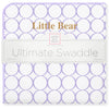 Ultimate Swaddle Blanket - Miles - Little Bear, Lavender