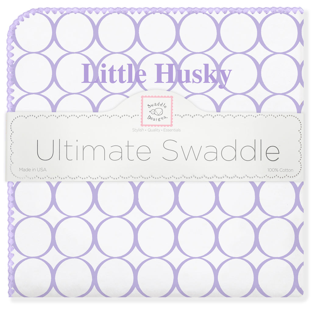 Ultimate Swaddle Blanket - Little Husky, Lavender