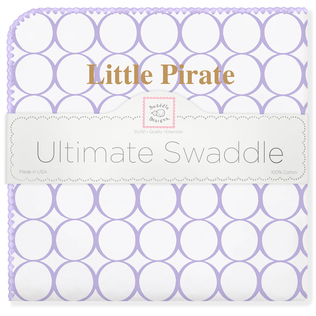 Ultimate Swaddle Blanket - Little Pirate, Lavender