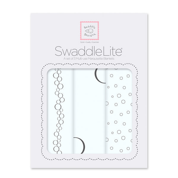 SwaddleLite - Bubbly, Soft Blue