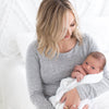 SwaddleLite - Bubbly, Soft Black Pearl on White