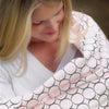 SwaddleDuo - Bubble Dots and Champagne, Soft Black Pearl