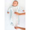 Soft Cotton Non-Weighted zzZipMe Sack - Tiny Doggie, Pastel Blue
