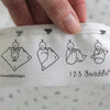 Muslin Swaddle and Plush Toy Set - Little Lambs and Little Lamb
