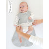 Soft Cotton Non-Weighted zzZipMe Sack - Tiny Fox, Sterling