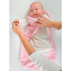 Cozy Puff Non-Weighted zzZipMe Sack + Pajama Gown Set, Pink