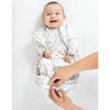 Cozy Non-Weighted zzZipMe Sack - Pastel Puff Circle, Pastel Blue