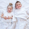 Muslin Luxe Blanket - 4-Layers of Incredibly Soft Muslin - Great for Toddler and Young Child, Reversible Design - Green Woodland