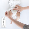 Omni Swaddle Sack with Wrap -  Arms Up Sleeves & Mitten Cuffs, Tiny Hedgehogs, Soft Black