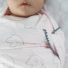 Ultimate Swaddle Blanket - Big Dot, Little Dot, Yellow