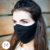 2-Layer Woven Soft Brushed Cotton Face Mask, White, Made in USA - SPECIAL Price