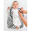 Cozy Non-Weighted zzZipMe Sack - Black Puppytooth, Black