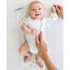 Transitional Swaddle Sack with Arms Up 1/2-Length Sleeves & Mitten Cuffs, Tiny Arrows, Soft Black