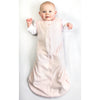 Baby Velvet zzZipMe Sack - Ultimate, Muslin Swaddle Newborn Gift Set, Pastel Pink