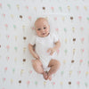 Marquisette Swaddle Blanket - Watercolor Ice Cream Cones