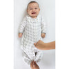 Cozy Non-Weighted zzZipMe Sack - Pastel Puff Circle, Pastel Blue