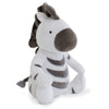 Ultimate Swaddle and Plush Toy Set - Black Pearl Mod Circles + Baby Zebra