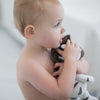 Ultimate Swaddle and Plush Toy Set - Black Pearl Mod Circles + Baby Zebra