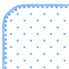 Ultimate Swaddle Blanket - Classic Polka Dots, Blue