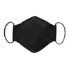 3-Layer Woven Cotton Chambray Face Mask, Black