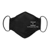 3-Layer Woven Cotton Chambray Face Mask, Vaxxed & Masked to Protect the Kids