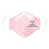 3-Layer Woven Cotton Chambray Face Mask, Vaxxed & Masked to Protect the Kids