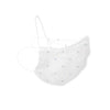 2-Layer Woven Soft Brushed Cotton Face Mask, Little Dots, Sterling & Pastel Blue, Made in USA - SPECIAL Price