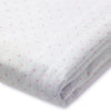 Flannel Fitted Crib Sheet - Polka Dots, Pastel Pink