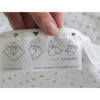 Muslin Swaddle Blankets - Hedgehogs & Stripes, Soft Black, Grays, Touch of Silver Shimmer (Set of 4)
