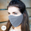 2-Layer Woven Soft Brushed Cotton Face Mask, Faded Denim, Made in USA - SPECIAL Price