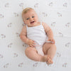 SmartNappy Cotton Muslin NextGen Hybrid Reusable Cloth Diaper Cover + 1 Reusable Insert + 1 Reusable Booster - Soft Pink