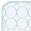 Ultimate Swaddle Blanket - Sterling Mod Circles, Sunwashed Blue