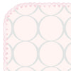 Ultimate Swaddle Blanket - Sterling Mod Circles, Sunwashed Pink