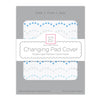 Muslin Changing Pad Cover Tiny Dotted Scallop with Shimmer