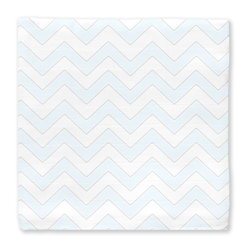 Muslin Swaddle Blanket - Chevron