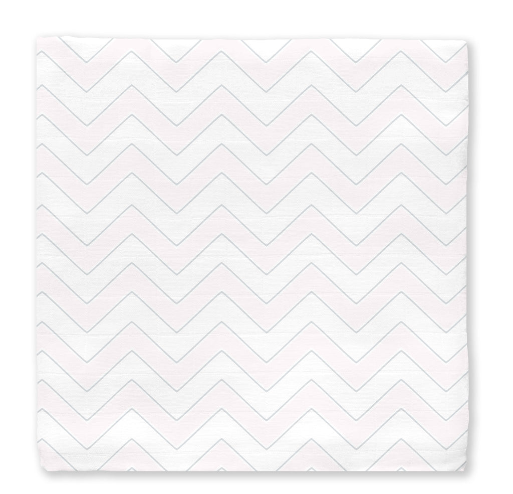 Muslin Swaddle Blanket - Chevron