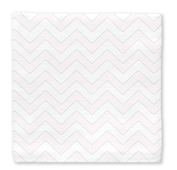 Muslin Swaddle Blanket - Chevron