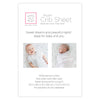 Muslin Fitted Crib Sheet - Starshine - Sterling