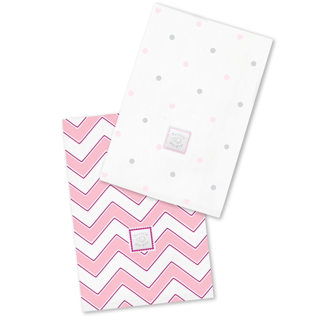 Baby Burpies - Dottie Heart & Pink Chevron