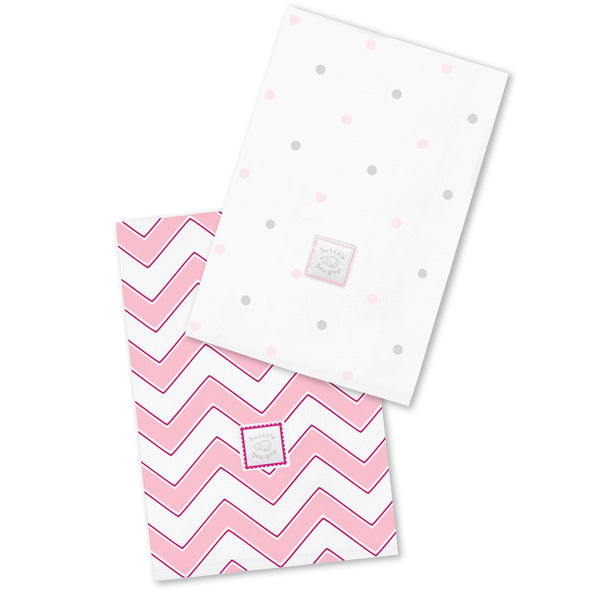 Baby Burpies - Dottie Heart & Pink Chevron