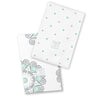 Baby Burpies - Medallion and Little Dots, Sea Crystal