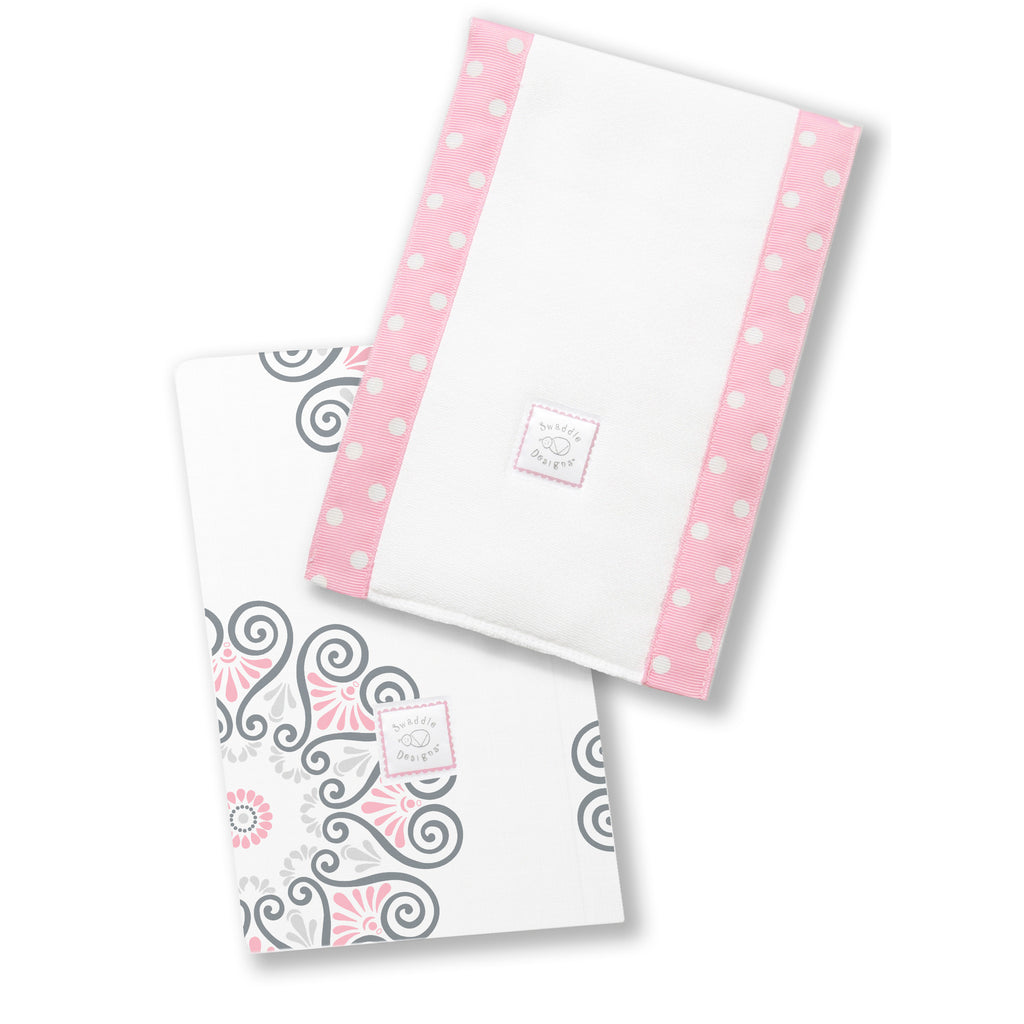 Baby Burpies - Medallions, Pink