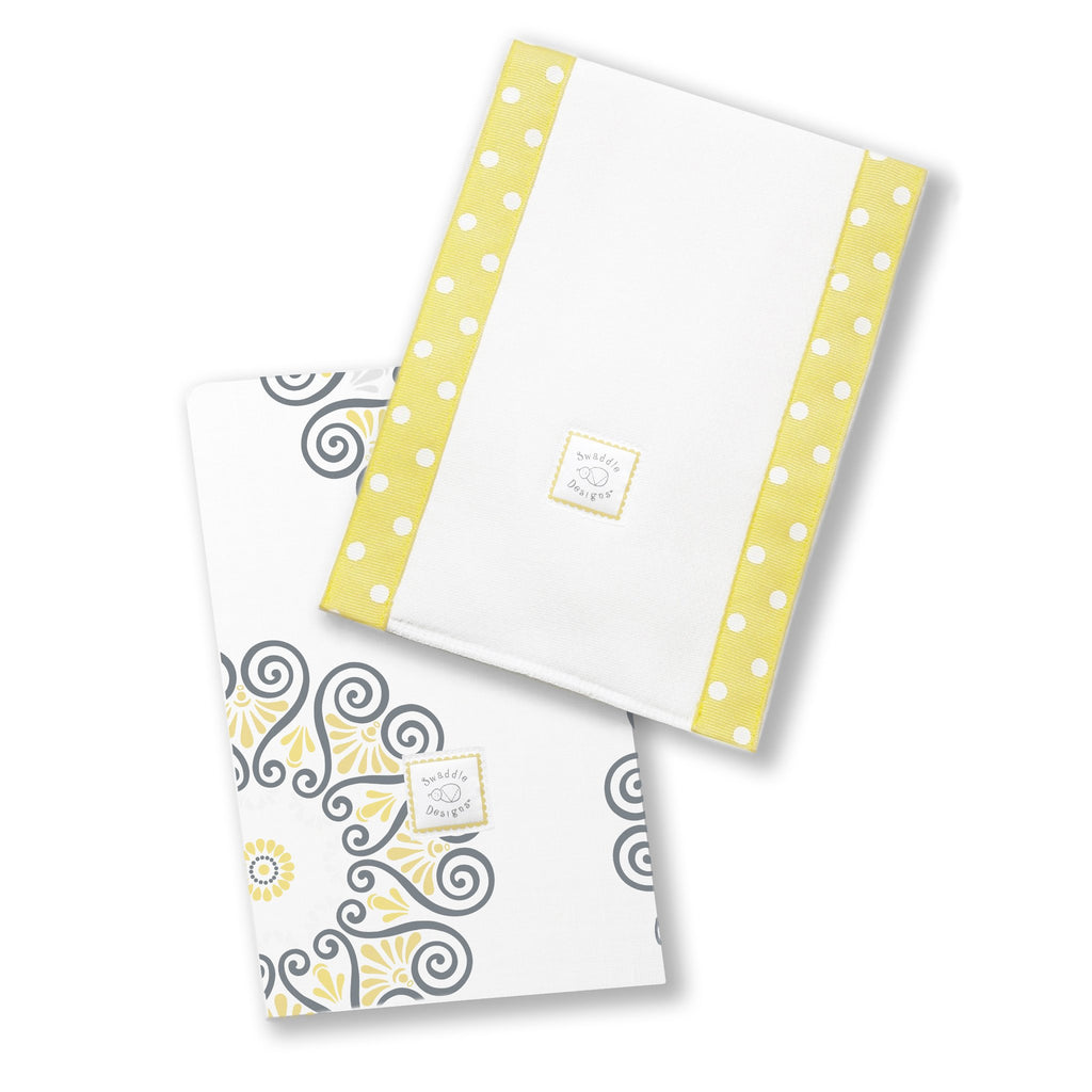 'Baby Burpies - Medallions, Yellow' - Customized